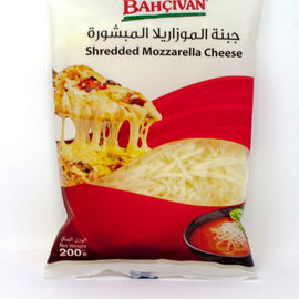 Bahcivan Shredded Mozzarella Cheese - Rendelenmis Mozarella Peyniri 200 gram