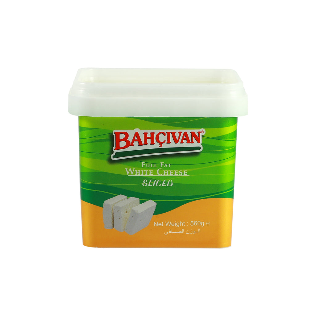 Bahcivan Sliced White Cheese Full Fat - Tam Yagli Dilimli Peynir 560 gram