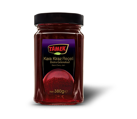 Tamek Extra Traditional Black Cherry Jam - Kara Kiraz Receli 380 gram