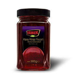 Tamek Extra Traditional Black Cherry Jam - Kara Kiraz Receli 380 gram