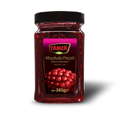 Tamek Extra Traditional Raspberry Jam - Ahududu Receli 380 gram