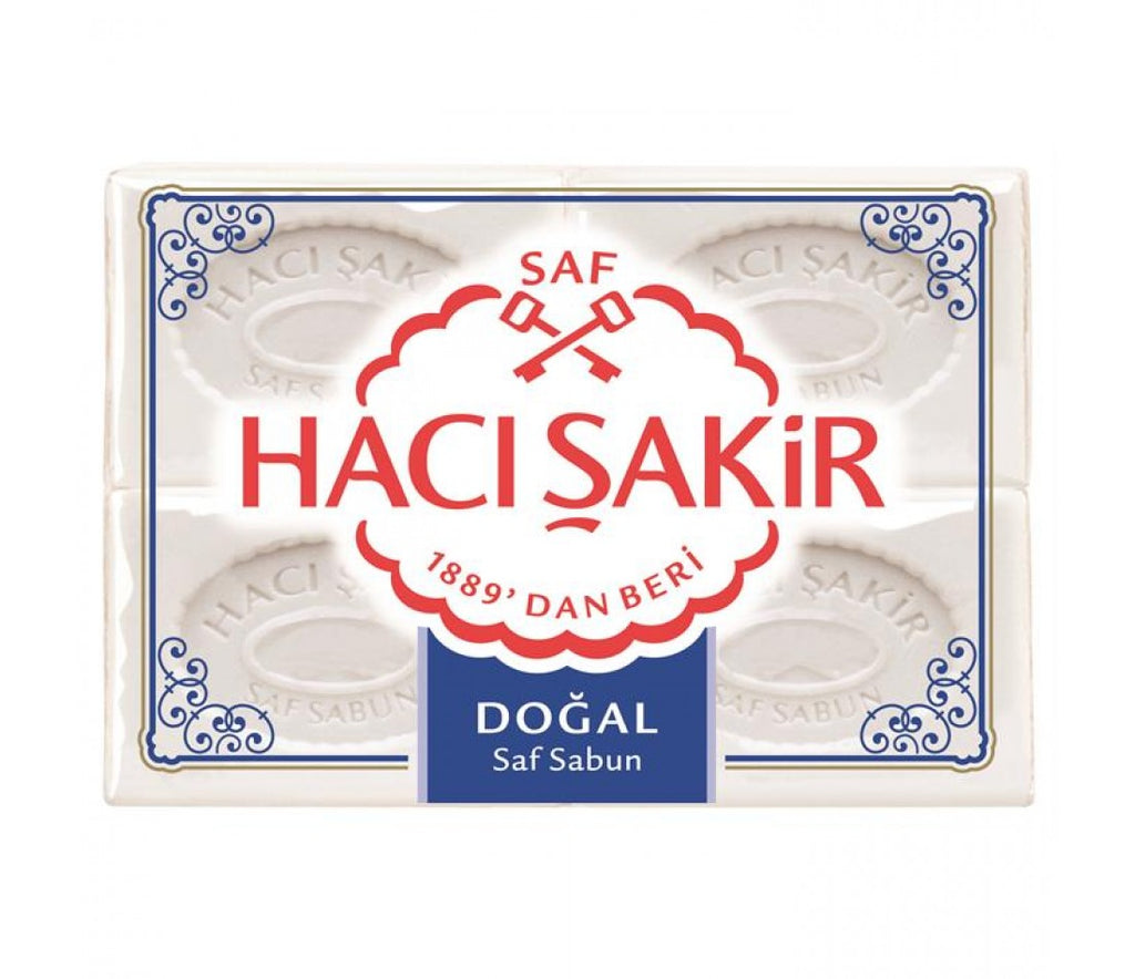 Haci Sakir Natural Soap - Kalip Sabun 4 Pieces x 150 gram