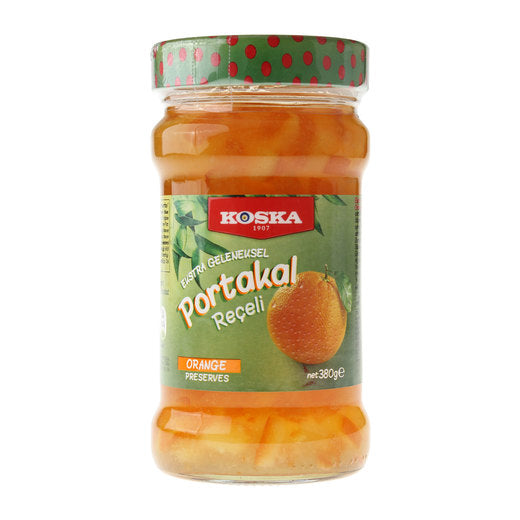 Koska Extra Traditional Orange Preserves - Portakal Receli 380 gram