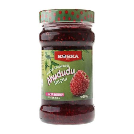 Koska Extra Traditional Raspberry Preserves - Ahududu Receli 380 gram