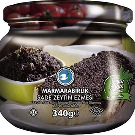 Marmarabirlik Black Olive Paste Plain - Zeytin Ezmesi Sade 340 gram