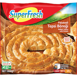 Superfresh Rolled Pastry with Potato - Patatesli Tepsi Boregi 800 gram