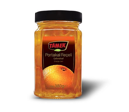 Tamek Traditional Orange Jam - Geleneksel Portakal Receli 380 gram