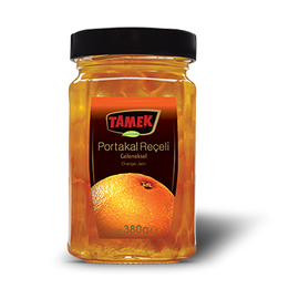 Tamek Traditional Orange Jam - Geleneksel Portakal Receli 380 gram