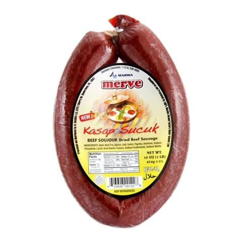 Merve Beef Soujouk (Halal) - Kasap Sucuk (Helal) 454 gram