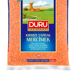 Duru Split Red Lentils - Kirmizi Yaprak Mercimek 1 kg